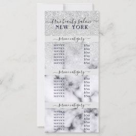 シルバーグリッター大理石グラデーションサロン価格表