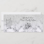 シルバーグリッター大理石チェックギフト証明書 (裏面)