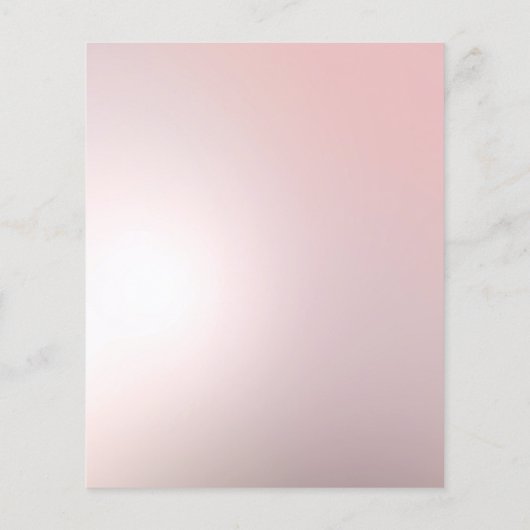 シルバーグリッター枠ピンクボウフライヤー チラシ (裏面)