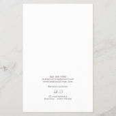 シルバーグリッター枠ピンクボウ価格リストフライヤー チラシ (裏面)