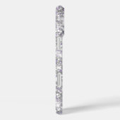 シルバーグリッター淡い色のパープルガーリーシグネチャー Case-Mate iPhoneケース (裏面 / 右)