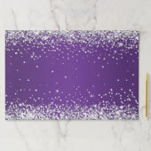 シルバーグリッター王室のパープルグラデーション ペーパーパッド (インサイチュ)