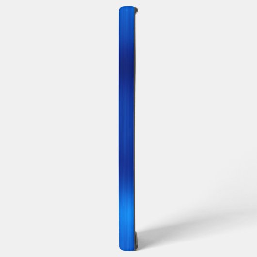 シルバーグリッター王室のブルーガーリーシグネチャー SAMSUNG GALAXYケース (左側面)