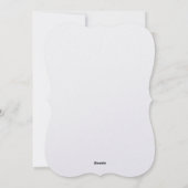 シルバーグリッター紙吹雪ホリデーフォトカード シーズンカード (裏面)