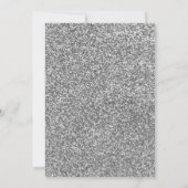 シルバーグリッター結婚発表招待状 招待状 (裏面)