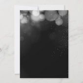 シルバーグリッター70th誕生日招待状カード 招待状 (裏面)