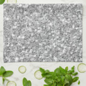 シルバーグリッター キッチンタオル (折り畳み)