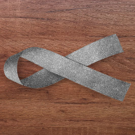 シルバーグリッター サテンリボン