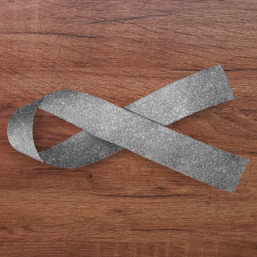 シルバーグリッター サテンリボン