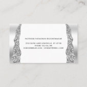 シルバーグリッター ダイヤモンド グラム ロイヤリティカード (裏面)