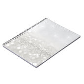 シルバーグリッター ノートブック (左側)