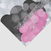 シルバーグリッター&バルーンパリエッフェルタワーパーティー 薄葉紙 (詳細)