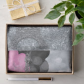 シルバーグリッター&バルーンパリエッフェルタワーパーティー 薄葉紙 (ギフト)