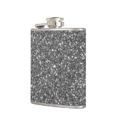 シルバーグリッター フラスク (左)