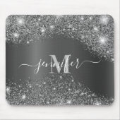 シルバーグリッター マウスパッド (正面)