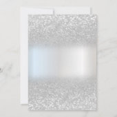 シルバーグリッター、メイソン・ジャー、レース日付を保存 セーブザデート (裏面)