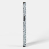 シルバーグリッター モノグラム iPhoneケース (右側面)