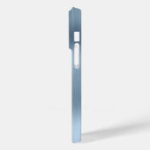シルバーグリッター ライトブルー ギャルリーシグネチャー Case-Mate iPhoneケース (裏面 / 左)
