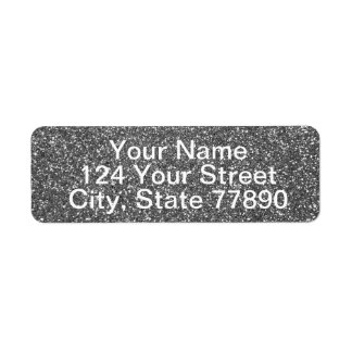 シルバーグリッター ラベル