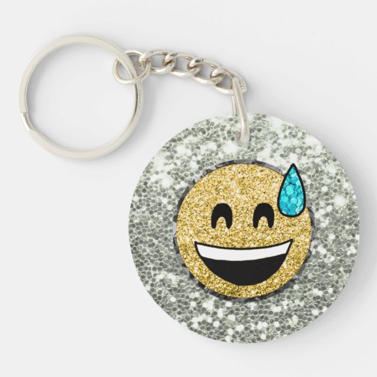 *~*シルバーグリッターAP41 キーホルダー (正面)