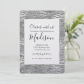 シルバーグリッツゼブラプリント 招待状 (スタンド正面)