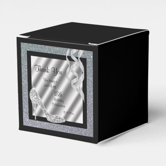 シルバーグリティスティレット&ストリーマー フェイバーボックス (正面サイド)