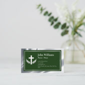 シルバーグリーン教会の牧師祭司 名刺 (スタンド正面)