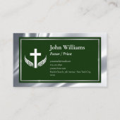 シルバーグリーン教会の牧師祭司 名刺 (正面)