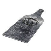 シルバーグレイがん〔占星術の〕十二宮図サインイン動揺してスタイル カッティングボード (角)