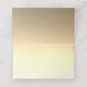 シルバーグレイのウェディング プレイスカード (内部開封)