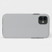 シルバーグレイの頑丈なiPhone 11ケース Case-Mate iPhoneケース (裏面(横))