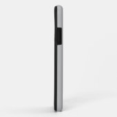 シルバーグレイの頑丈なiPhone 11ケース Case-Mate iPhoneケース (裏面/右)