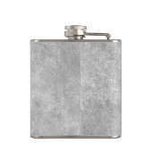 シルバーグレイザノットテイクショット結婚式の引き出物 フラスク (裏面)