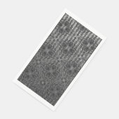 シルバーグレイストライプのハリウッドリージェンシーパターン (コーナー)