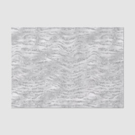 シルバーグレイフェイクグリッターゼブラストライプ 薄葉紙