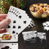 シルバーグレイブラック30結婚周年グリッター トランプ (インサイチュ)