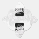 シルバーグレイブラック30結婚周年グリッター フェイバーボックス (見開き)