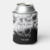 シルバーグレイブラック30結婚周年グリッター 缶クーラー (缶裏面)