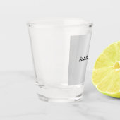 シルバーグレイプロフェッショナルユニーククラシカルシンプル ショットグラス (左)