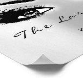 シルバーグレイ名メイクアップアーティスト美しいスタジオラッシュ ポスター (角)