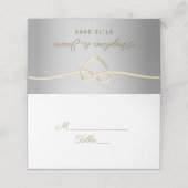 シルバーグレイ結婚ズ プレイスカード (外部開封)