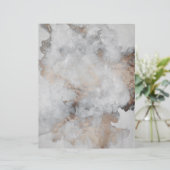 シルバーグレイ銅花崗岩スクラップブック紙 (スタンド正面)