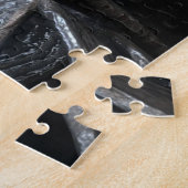 シルバーグレイ電気ギター ジグソーパズル (側面)