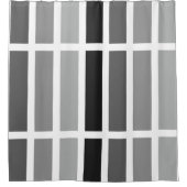 シルバーグレイ シャワーカーテン (正面)