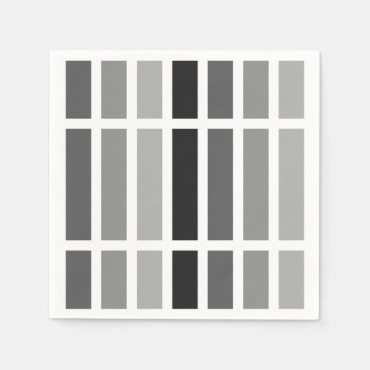 シルバーグレイ スタンダードカクテルナプキン (正面)