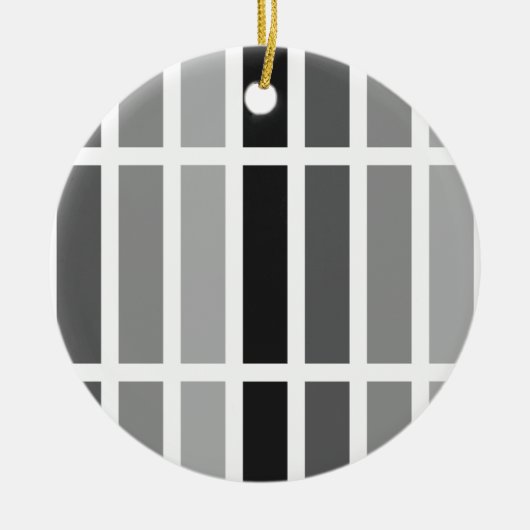 シルバーグレイ セラミックオーナメント (正面)