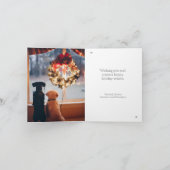 シルバーグレイ テキサス ラインアート パターン シーズンカード (内部)