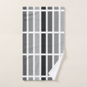 シルバーグレイ バスタオルセット (ハンドタオル)