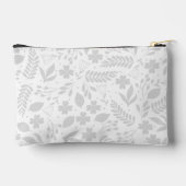 シルバーグレイ&ホワイトボホ離れズモノグラム アクセサリーポーチ (裏面)