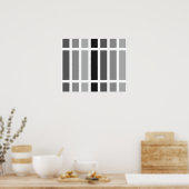 シルバーグレイ ポスター (キッチン)